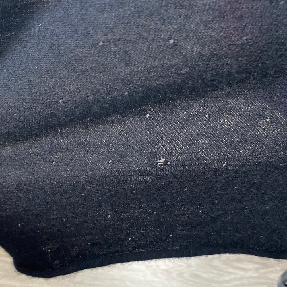 Black Open Front 100% Cashmere Cardigan - Picture 4 of 5